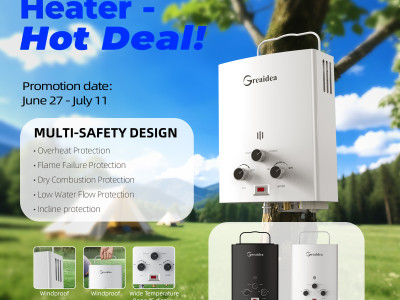 5.5L Camping Gas Water Heater – Greaidea's Hot-Selling Solution for Your Outdoor Market