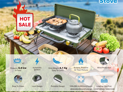 Greaidea launches a new range of hot-selling portable camping stoves - perfect for the outdoor market in North America, Australia and more!