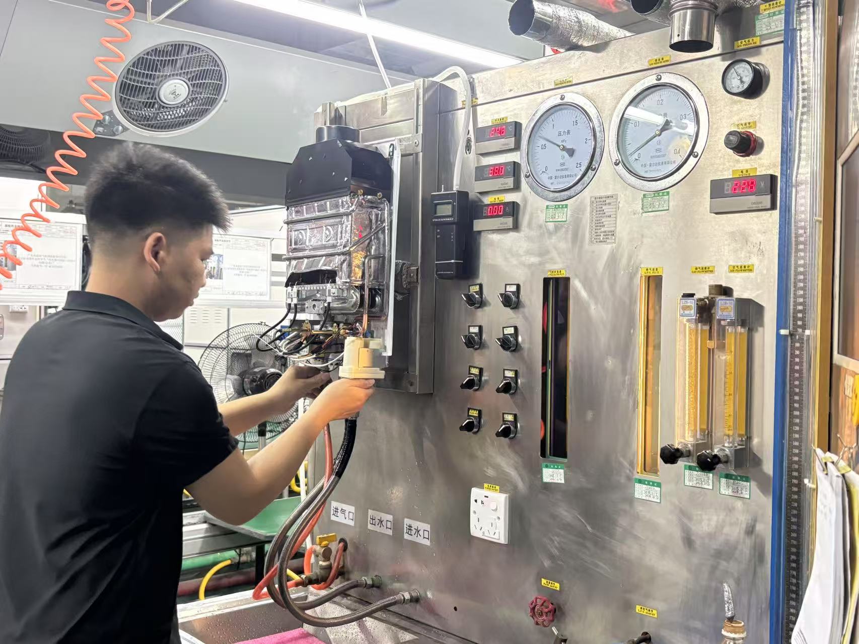 Greaidea's gas water heater performance testing
