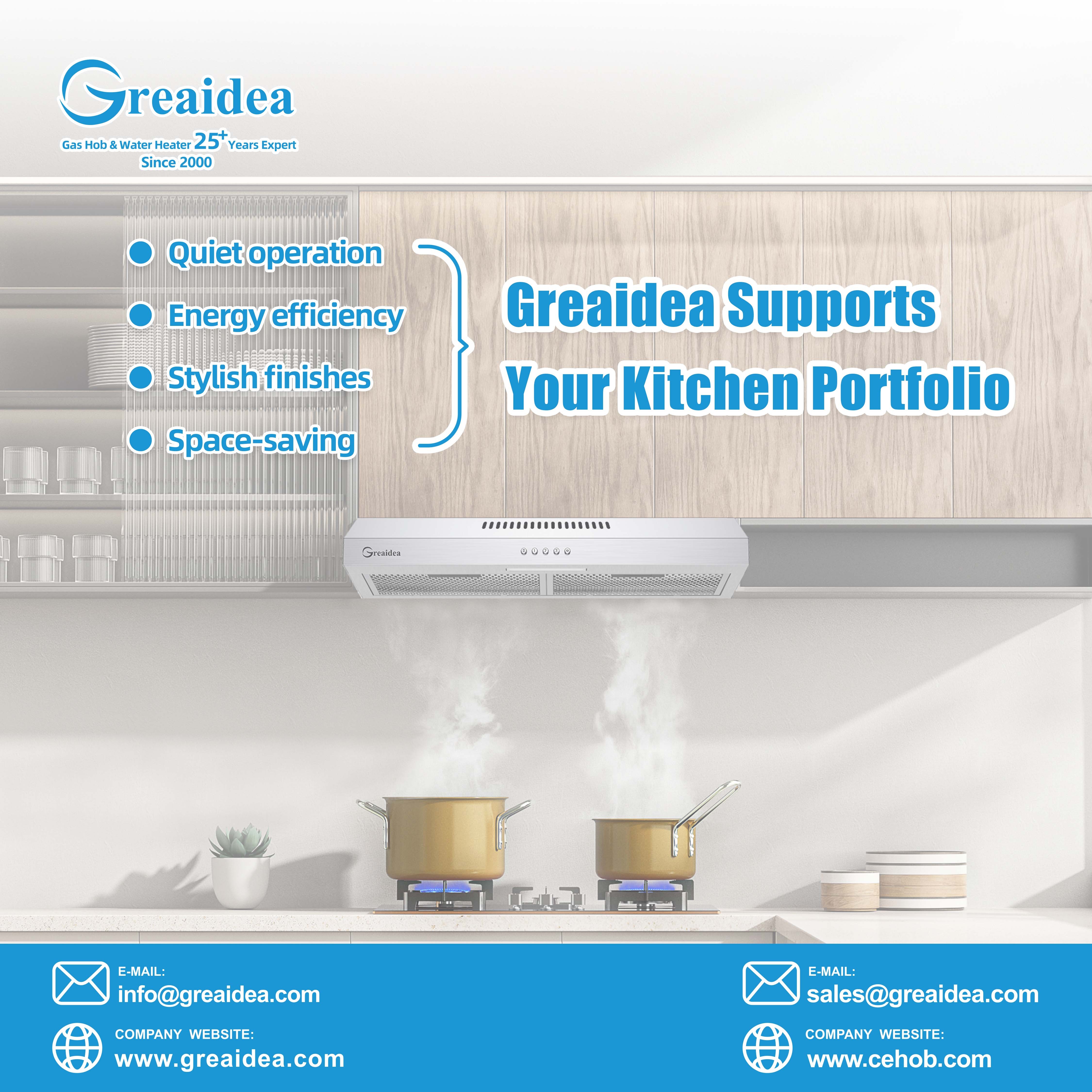 Greaidea's slim range hood