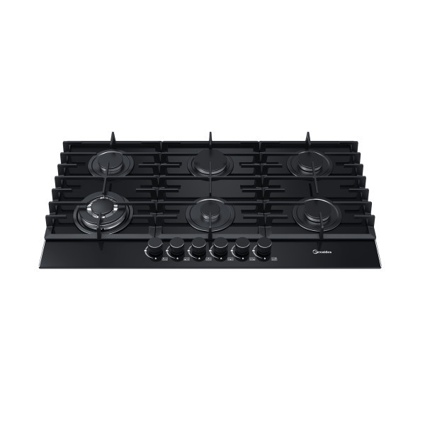 90cm 6 burner gas hob