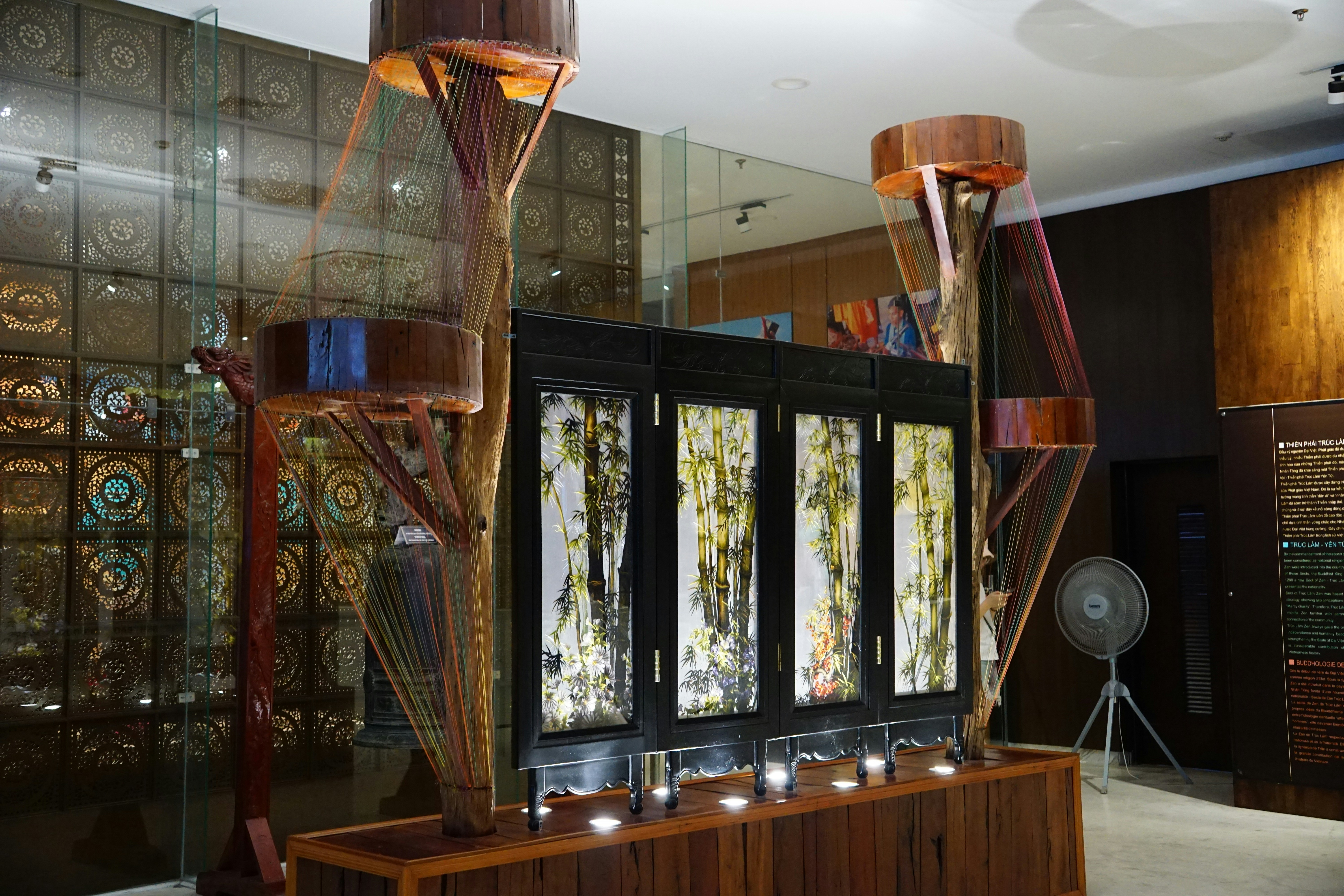 A display of high-end built-in gas hobs in a modern showroom.