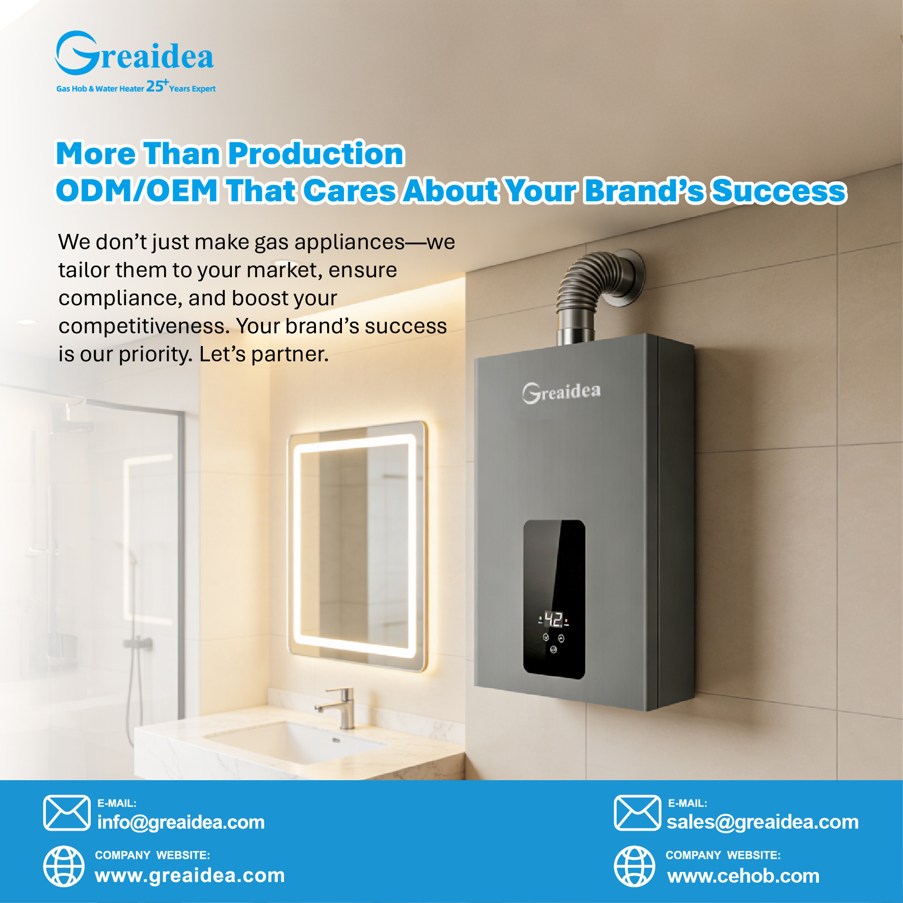 TOP OEM&ODM gas appliance manufacturer- Greaidea