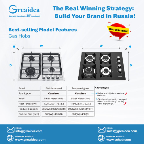 Best-Selling Gas Hob Trends in Russia: A 2026 Product Selection Guide for Brands