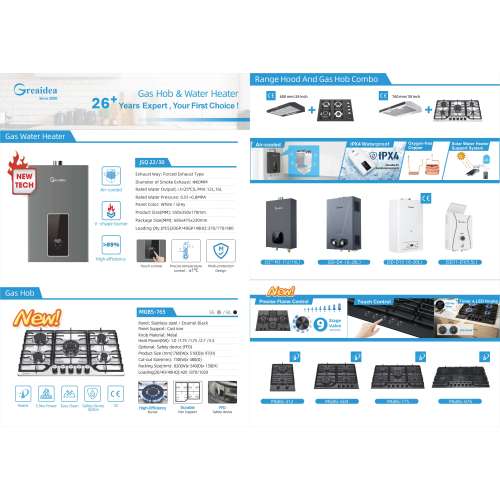 Canton Fair Highlights Released: Watch Greaidea's Gas Appliance Innovations in Video – Gas Hobs & Water Heaters Revealed