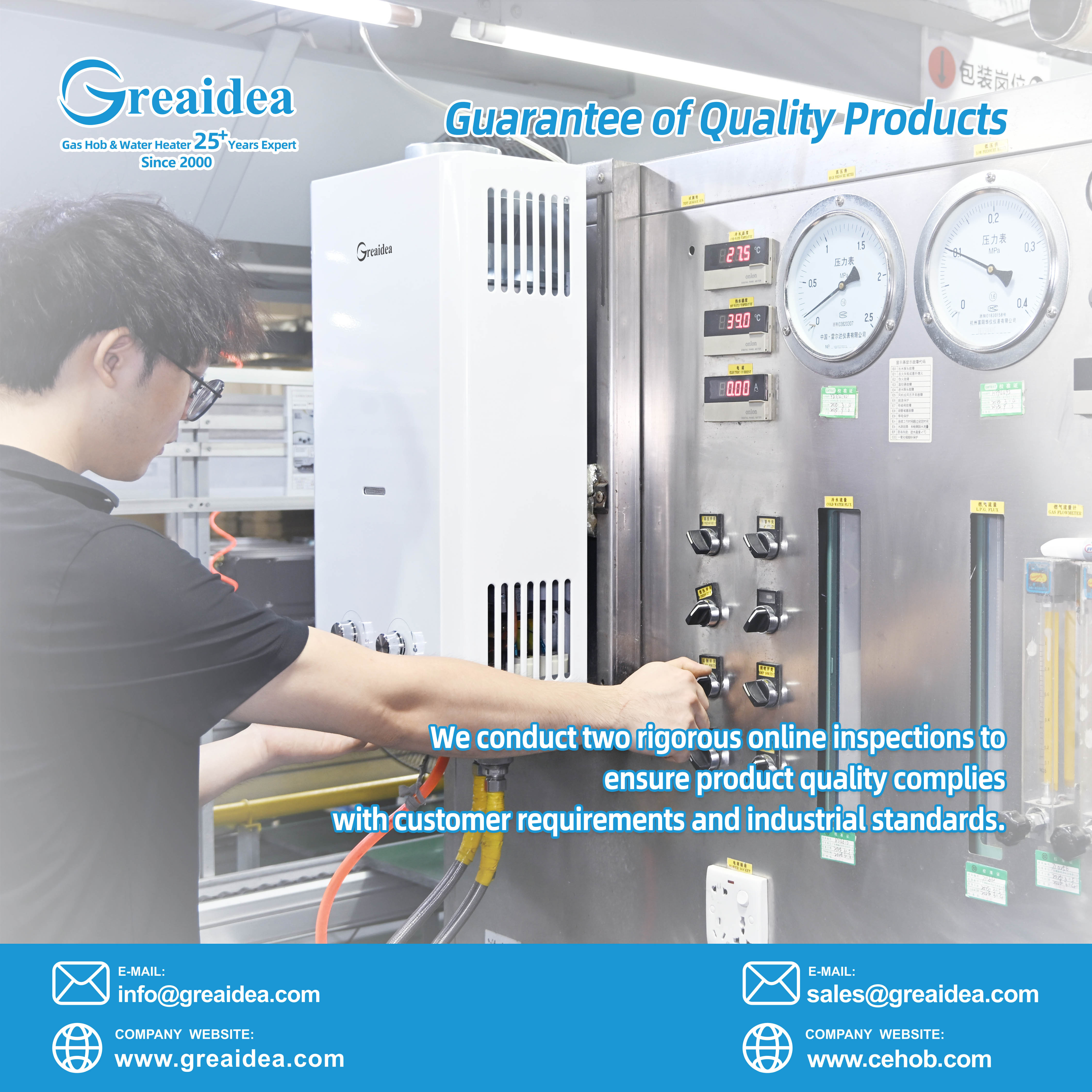 Greaidea Gas Water Heater Performance Testing