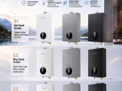 Product Upgrade Announcement: Greaidea Unveils Three New Smart Panel Designs for Air-Cooled Gas Water Heaters