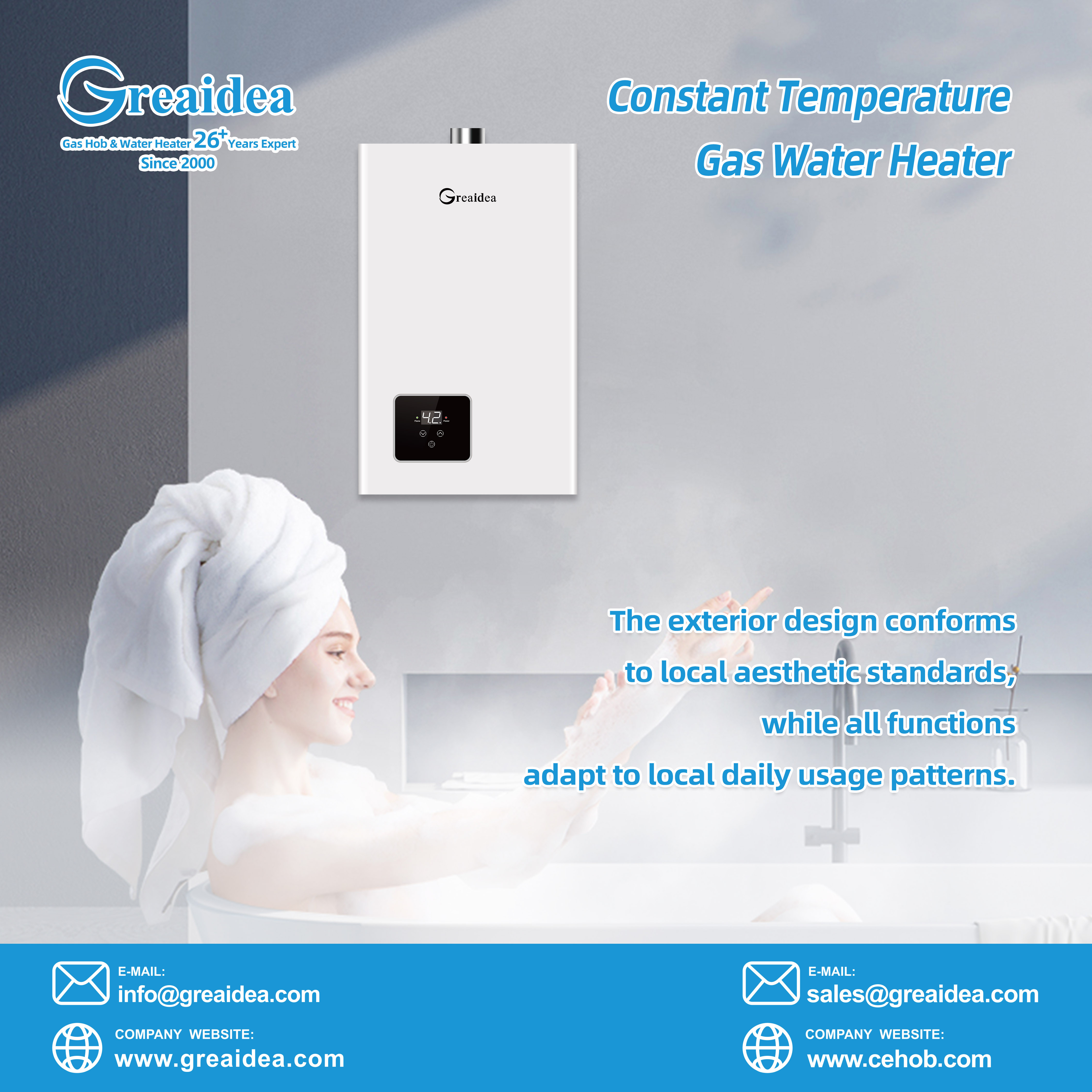 Greaidea's best constant temperature gas water heater
