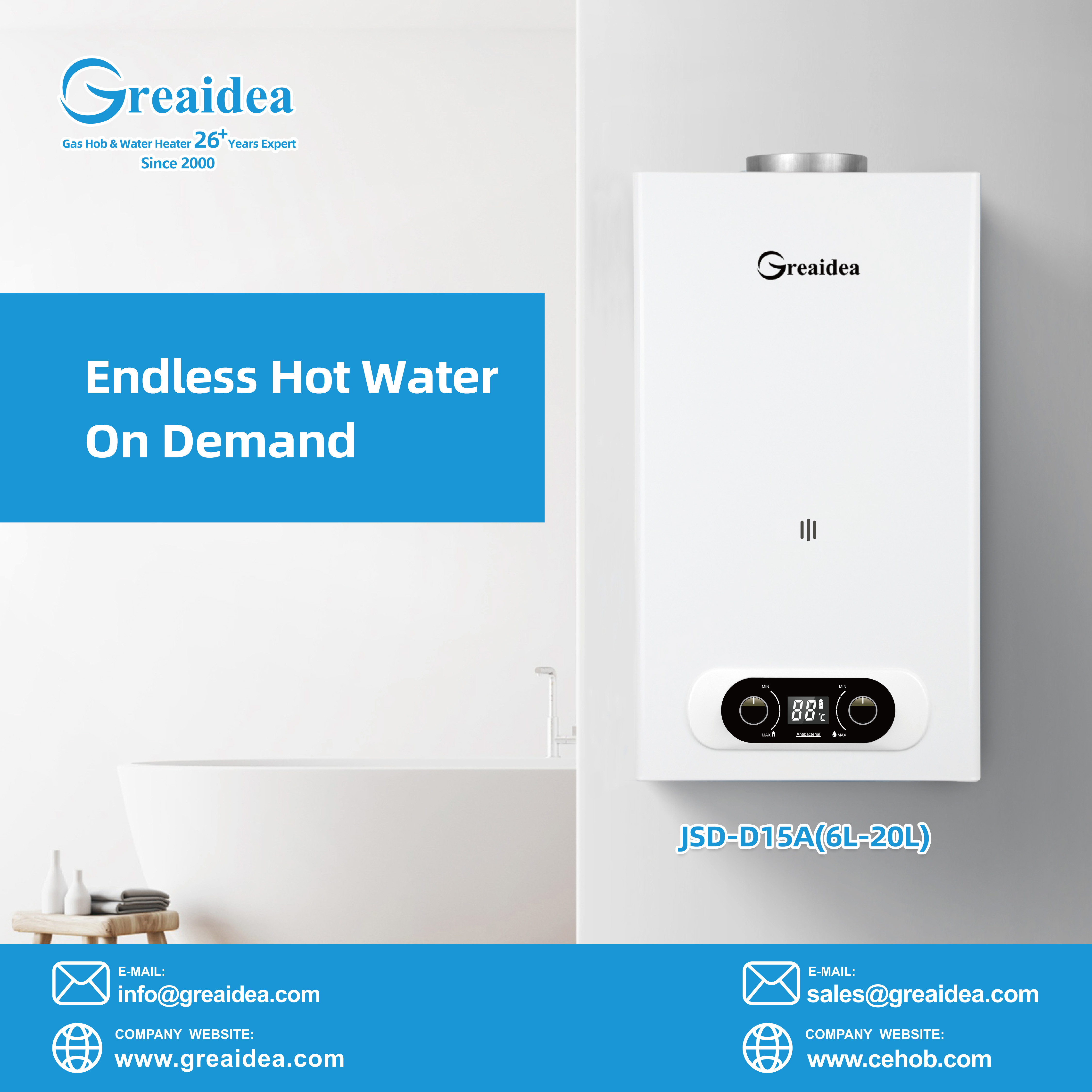 tankless gas water heater