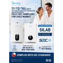 Greaidea Launches SEC Certified Gas Water Heater for Chile Market: A New Solution Designed for Local Brands