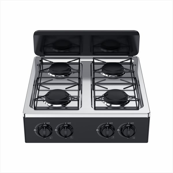 Stainless Stee Gas Stovel Countertop Four Burner Liquefied Petroleum Gas Stove TGB4-PS