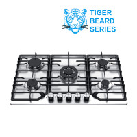 5 Burner Stainless Steel Gas Hob MGBS-765T|760mm