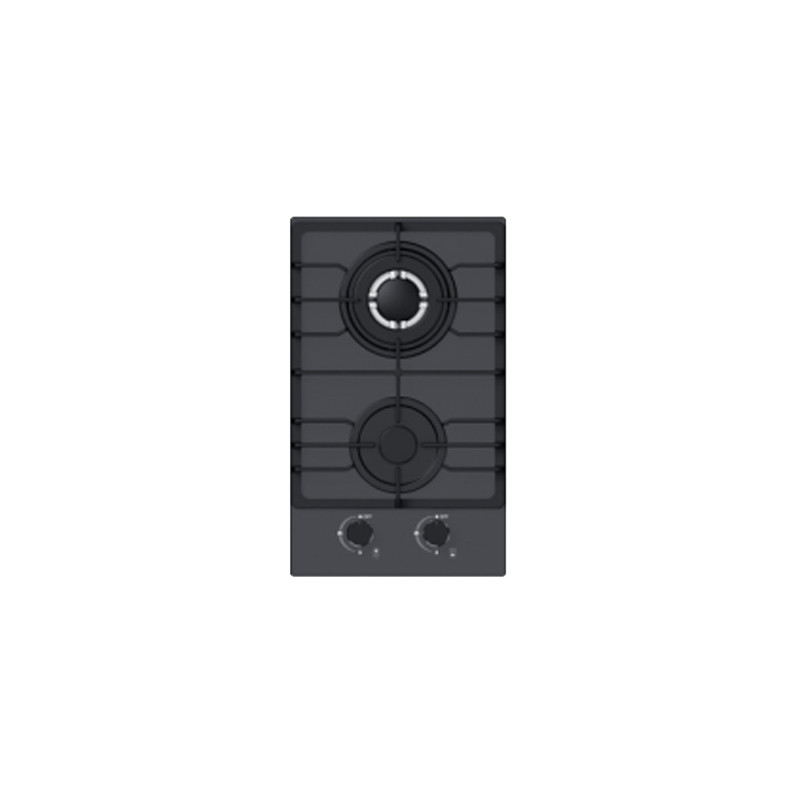  Details of 2 burner glass gas hob