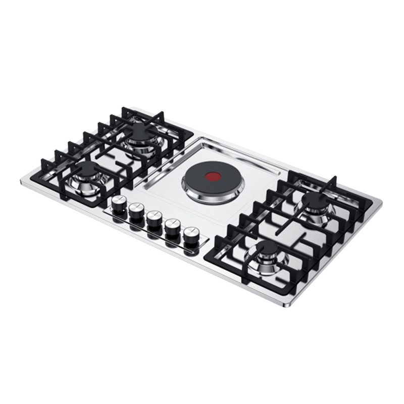 Greaidea's five burners gas electrical stove