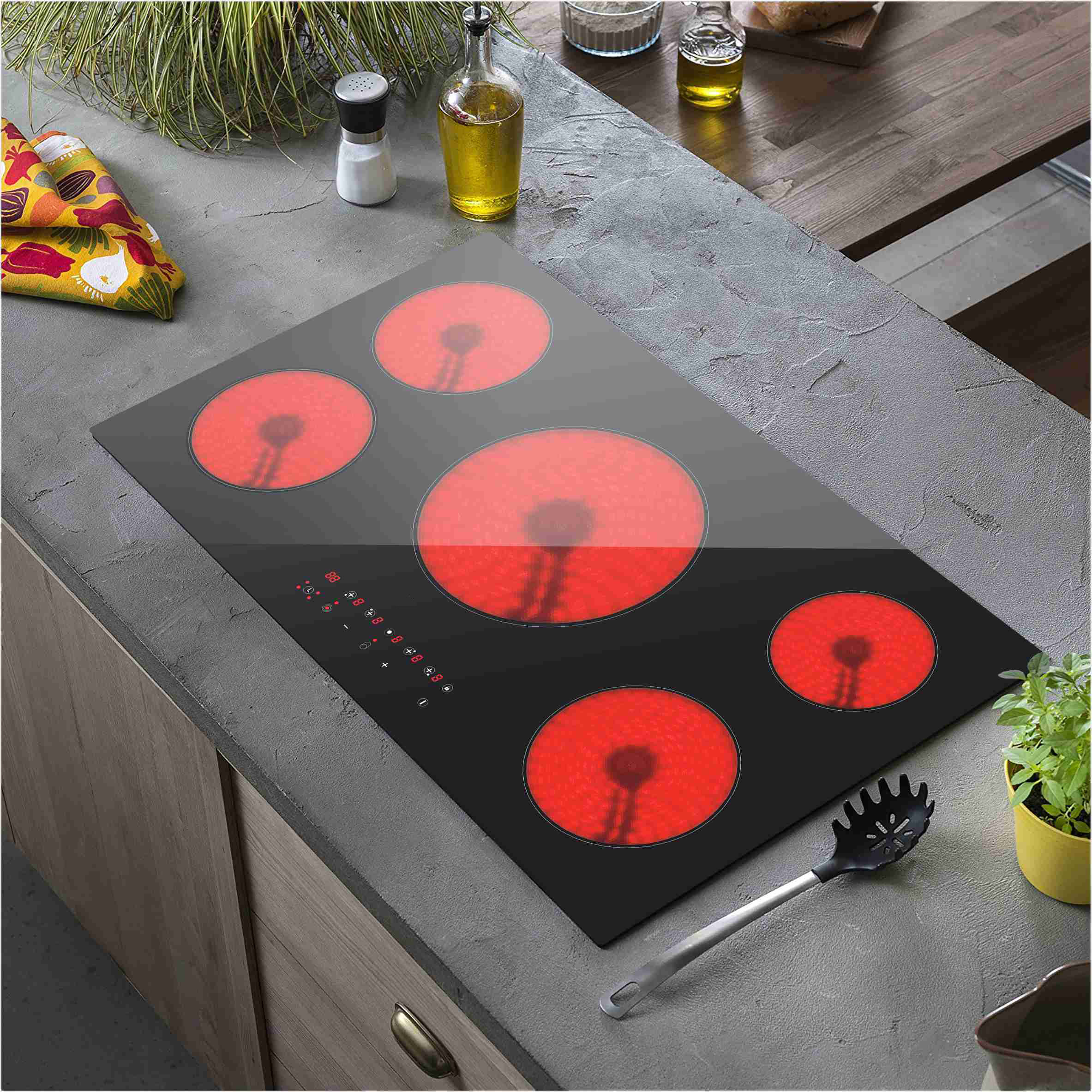 Greaidea's Five Zones Ceramic Hob