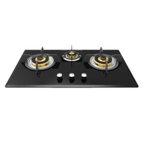 3 Burner Glass Gas Hob HBG-733M8-FB|730mm