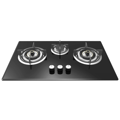 3 Burner Glass Gas Hob HBG-733G1|730mm