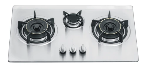 3 Burner Stainless Steel Gas Hob|MGBS-765C|760mm