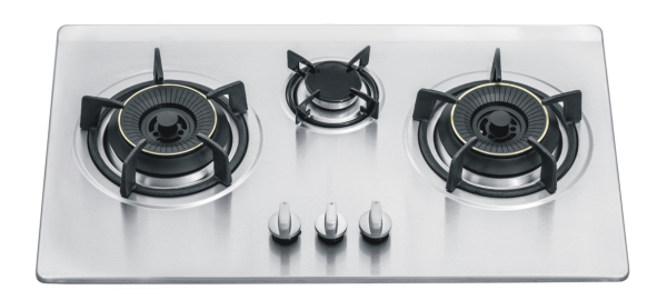 3 Burner Stainless Steel Gas Hob|MGBS-765C|760mm