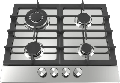 4 Burner Stainless Steel Gas Hob|MGBS-604B6|24 inch