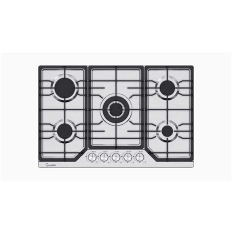 Greaidea's 5 burner stainless steel gas hob