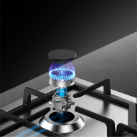 Encimera de gas de 5 quemadores con pintura nanométrica negra y esmaltada | 30 pulgadas | MBG-765TN/E | Compatible con ODM y OEM