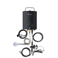 Calentador de agua a gas para acampar al aire libre JSC-B/W 5,5 l/8 l