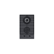 Placa de gas de vidrio de 2 quemadores MGBG-312T | 310 mm