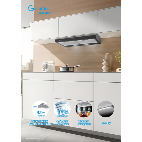 Unveiling the secret of kitchen magic - range hood, Greaidea keeps you away from the trouble of oil smoke!