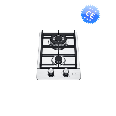 2 Burner Stainless Steel Gas Hob MGBS-312A|310mm