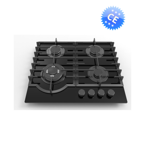 4 Burner Glass Gas Hob MGBG-604M3|24 Inch