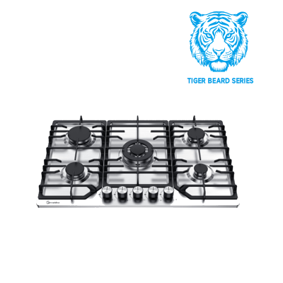 5 Burner Stainless Steel Gas Hob MGBS-765T|760mm