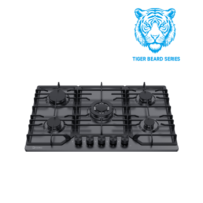 5 Burner Black Nano-Painting/Enamelled Gas Hob|30 Inch|MGBS-765TN/E|Support ODM&OEM