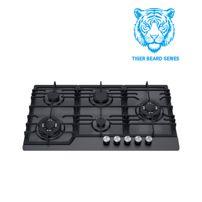 5 Burner Black Nano-Painting/Enamelled Gas Hob|30 Inch|MGBS-865TN/E|Support ODM&OEM