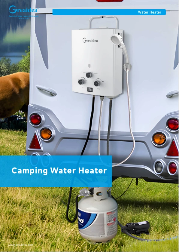 Outdoor Camping Gas Water Heater 