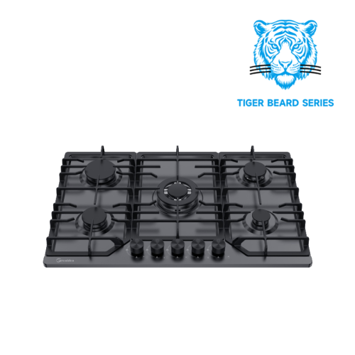 5 Burner Black Nano-Painting/Enamelled Gas Hob|30 Inch|MGBS-765TN/E|Support ODM&OEM