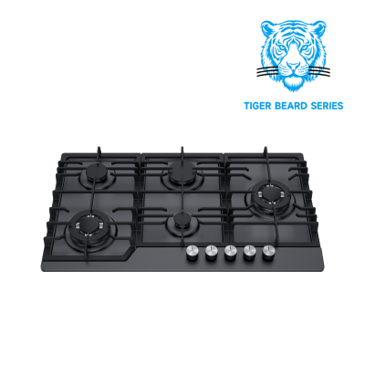 5 Burner Black Nano-Painting/Enamelled Gas Hob|30 Inch|MGBS-865TN/E|Support ODM&OEM