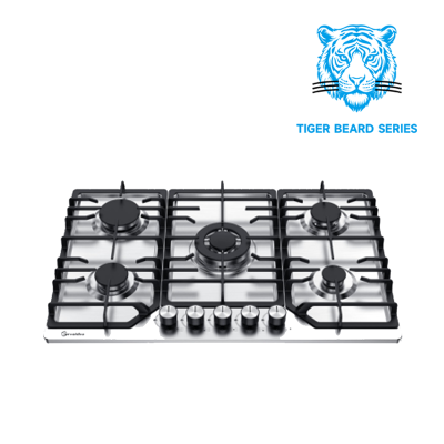 5 Burner Stainless Steel Gas Hob MGBS-765T|760mm