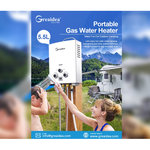 Greaidea 5.5L Camping Water Heater ushers in a convenient era of hot water for camping.