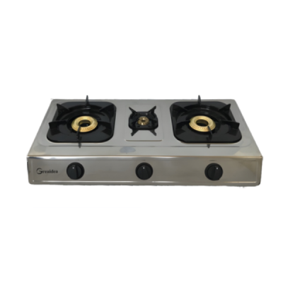 Estufa de mesa de 3 quemadores TGB-306SB