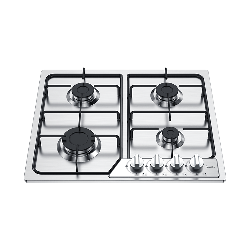 Greaidea's four-burner stainless steel gas hob