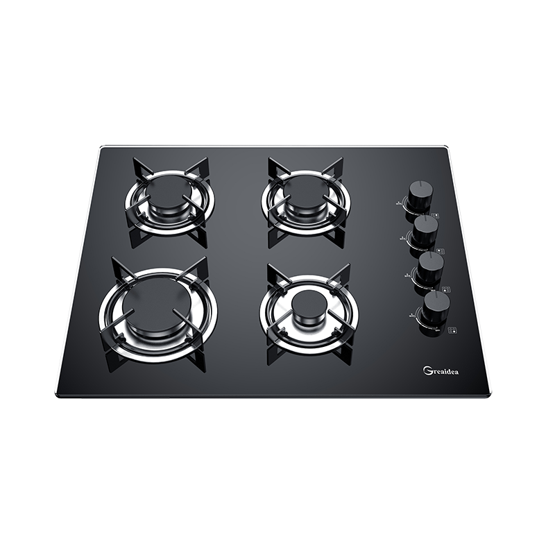 Features of 4 burner built in gas hob