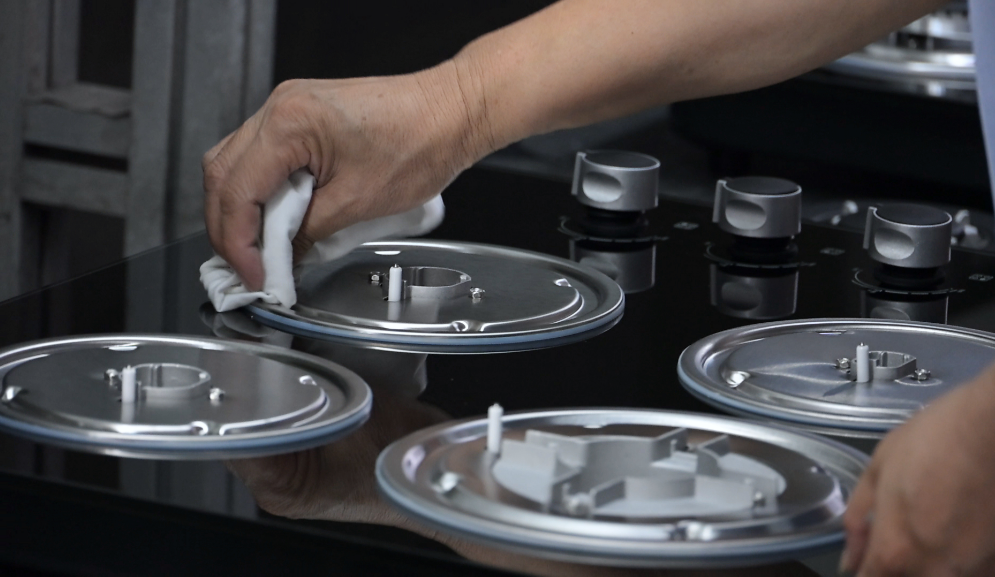 Greaidea gas hob assembly