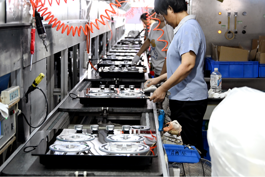 Greaidea's gas hob production line