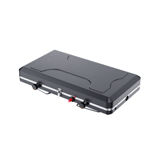 Camping 2 burner portable gas cooker with painting body SG-203-04