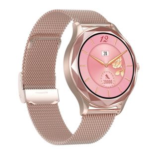 2021 Hot Sale Full Round Screen Body Temperature DT86 Smart Watch