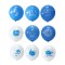 Whale Latex Balloons Wholesale | Boys Blue Ocean Themed Birthday Decorations Supplier