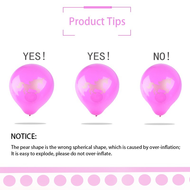 Unique balloon tips