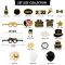 Photo Booth Props Wholesale for New Years Eve | 2022 NYE Theme Selfie Props | NY Party Supplies Kit