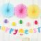 Honeycomb Hanging Decorations | Happy Easter Egg Banner | Spring Themed Party Supplies Wholesale